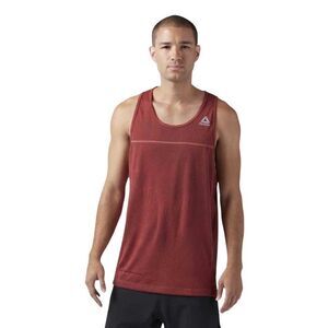Reebok Men's Combat Spray Dye Tank Top Red US S